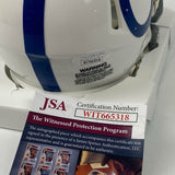 Autographed/Signed Jonathan Taylor Indianapolis Colts Mini Helmet JSA COA Auto