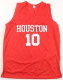 Otis Birdsong Signed Houston Cougars Jersey (JSA QR) 1977 #2 Overall Draft Pick