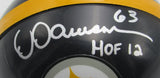Dermontti Dawson HOF Signed/Inscribed Steelers Mini Football Helmet JSA 213518