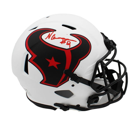 Nico Collins Signed Houston Texans Speed Authentic Lunar NFL Helmet
