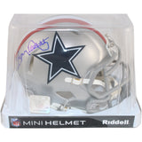 Tony Dorsett Autographed/Signed Dallas Cowboys 1976 TB Mini Helmet Beckett 51264