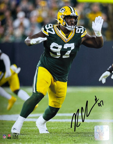 Green Bay Packers Defensive Tackle KENNY CLARK Signed 8x10 Photo #1 AUTO