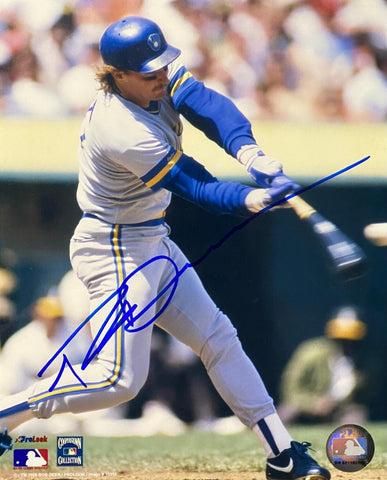 Brewers Outfielder ROB DEER Signed 8x10 #9 AUTO
