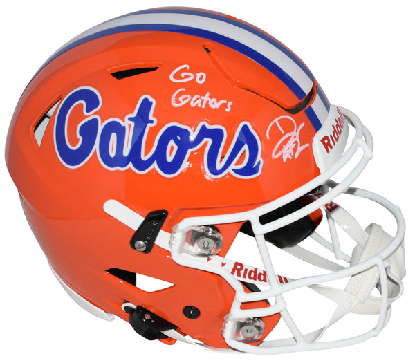 DJ LAGWAY AUTOGRAPHED FLORIDA GATORS AUTHENTIC SPEEDFLEX HELMET BECKETT