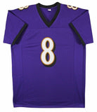 Trent Dilfer Signed Baltimore Ravens Jersey (Beckett) Super Bowl XXXV Champ / QB