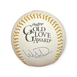 Wilyer Abreu Boston Red Sox Signed Autographed Gold Glove Award Baseball
