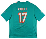 Dolphins Jaylen Waddle Signed Teal Nike Game Jersey w/ Silver Sig Fanatics