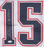 Chris Hogan Signed New England Patriots Pro Cut Jersey Insc. "2X SB CHAMP" (JSA)