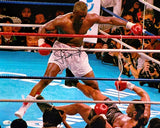 Buster Douglas Signed 16x20 Mike Tyson Knockout Photo 2 JSA QR