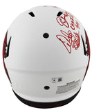 Bucs SB 37 Sapp, Brooks, Alstott +3 Signed Lunar F/S Speed Proline Helmet BAS W
