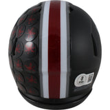 Jack Sawyer Autographed Ohio State Buckeyes Black Mini Helmet Beckett 49617