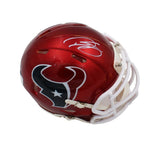 Dalton Schultz Signed Houston Texans Speed Flash NFL Mini Helmet