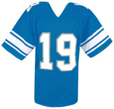 Donovan Peoples-Jones Signed Blue Custom Football Jersey - (SCHWARTZ COA)(LIONS)