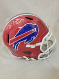 RYAN FITZPATRICK SIGNED BUFFALO BILLS F/S THROWBACK SPEED REPLICA HELMET BECKETT