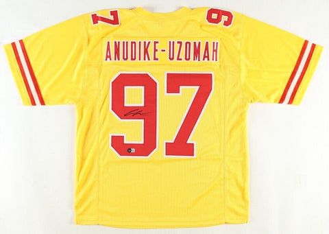 Felix Anudike-Uzomah Signed Kansas City Chiefs Jersey (Beckett) 2023 1st Rnd Pck