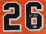 Matt Chapman Signed San Francisco Giants Jersey (Beckett) 5xGold Glove/3rd base