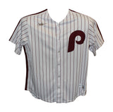 Mike Schmidt Autographed Phillies White Mitchell & Ness Jersey HOF JSA 28913