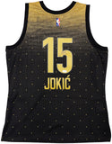 NUGGETS NIKOLA JOKIC AUTOGRAPHED M&N 2016 ALL STAR WORLD JERSEY L JSA 235498