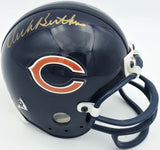 Dick Butkus & Gale Sayers Autographed Bears Blue Mini Helmet Beckett #AE16659