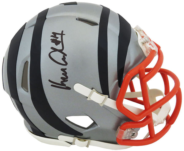 Ken Anderson Signed Cincinnati Bengals FLASH Riddell Speed Mini Helmet -(SS COA)