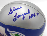 Steve Largent Autographed Seattle Seahawks Mini Helmet "HOF 95" MCS Holo #68044
