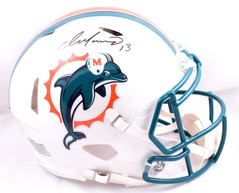 Dan Marino Autographed Dolphins F/S 97-12 Speed Authentic Helmet-Beckett W Holo