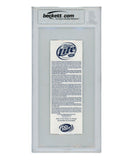 Adrian Peterson Autographed 10/21/07 "ROY" Slab Ticket Stub Beckett 40883