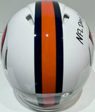 Patrick Surtain II Autographed & Inscribed Broncos Snowcapped Pro Helmet BAS COA