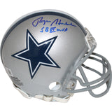 Roger Staubach Signed Dallas Cowboys Mini Helmet VSR4 SB MVP Beckett 43277