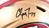 Christian McCaffrey Autographed 49ers F/S Speed Authentic Helmet - Fanatics