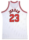 Michael Jordan Autographed Chicago Bulls White 1997-98 Authentic M&N Jersey UDA