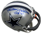 Randy White HOF Signed/Inscribed Cowboys Mini Football Helmet JSA 213140