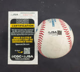 Greg Maddux Signed ML Baseball (JSA COA) 355 Wins / 3371 Strikeouts Cubs/ Braves