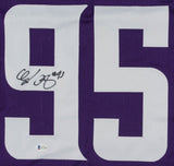 Ifeadi Odenigbo Signed Minnesota Vikings Jersey (Beckett COA) Defensive End