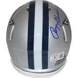 Roger Staubach Autograhed/Signed Dallas Cowboys Mini Helmet Beckett 43273