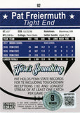 Pat Freiermuth Autographed 21 SAGE Premier Draft Red Base #92 Card Beckett 56968