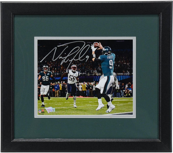 Nick Foles Eagles Super Bowl LII Champs FRMD Signed 8x10 Philly Special TD Photo