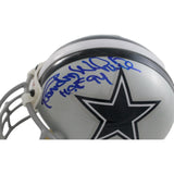Randy White Signed Dallas Cowboys VSR4 Authentic Mini Helmet HOF BAS 44229