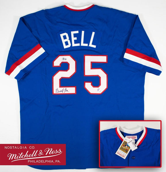 Buddy Bell Signed Texas Rangers Mitchell & Ness 1983 Cooperstown Jersey /Beckett