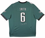 Eagles DeVonta Smith Authentic Signed Green Nike Game Jersey Fanatics