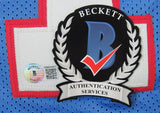 Earl Campbell HOF Autographed Oilers Custom Football Jersey Beckett 204294