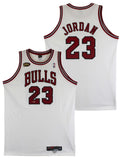 Bulls Michael Jordan Signed 97-98 White Nike HWC Authentic Framed Jersey UDA