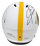 Hines Ward Autographed/Inscr Full Size Lunar Replica Helmet Steelers Beckett