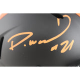 Denzel Ward Autographed/Signed Cleveland Browns Eclipse Mini Helmet JSA 53098