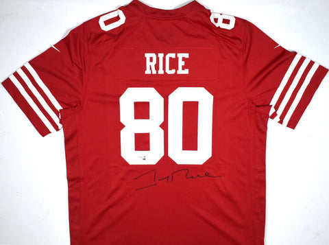 Jerry Rice Autographed San Francisco 49ers Nike Game Jersey - Fanatics *Black