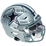 Brandon Aubrey Autographed/Inscribed Cowboys SpeedFlex Midi Helmet Beckett