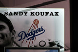 Sandy Koufax Autographed 8x10 Photo With Lighted 3D Frame JSA COA