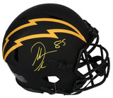 Antonio Gates Autographed Chargers Eclipse Authentic Speed Helmet Beckett