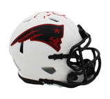 Tom Brady Signed New England Patriots Speed Lunar NFL Mini Helmet
