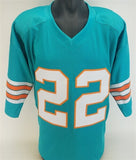 Mercury Morris Signed Miami Dolphins Jersey (JSA COA) 1972 Undefeated 17-0 Team